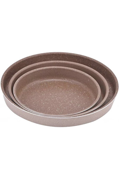MISTERCOOK Mister Cook Granite Tray Set 3 (24-28-34) cm