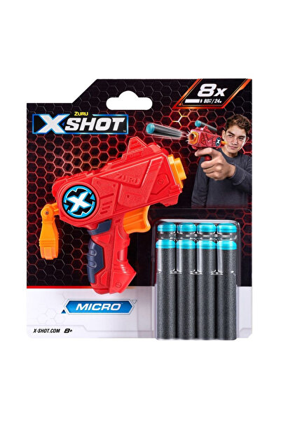 X-Shot Blaster Excel Micro, 8 proiectile