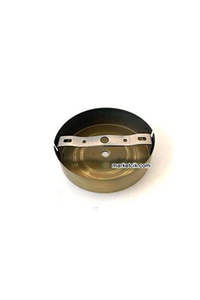 marketcik Avize, Abajur İçin Yuvarlak Eskitme Metal Rozans 12 cm