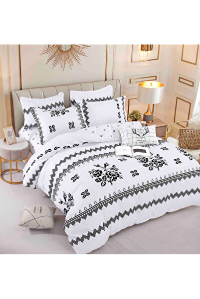 Inovius Fine Cotton Bed Linen Traditional Model, 1 Person, 4 Pieces - JOJ298