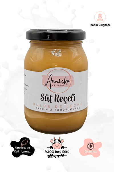 Anniçka Natural Gurme Süt Reçeli 200 g – Ev Yapımı, Katkısız, Doğal