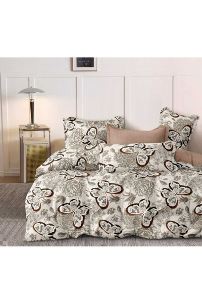 Inovius Lenjerie de Pat Bumbac Finet, 6 Piese, Pat Dublu - GR-449