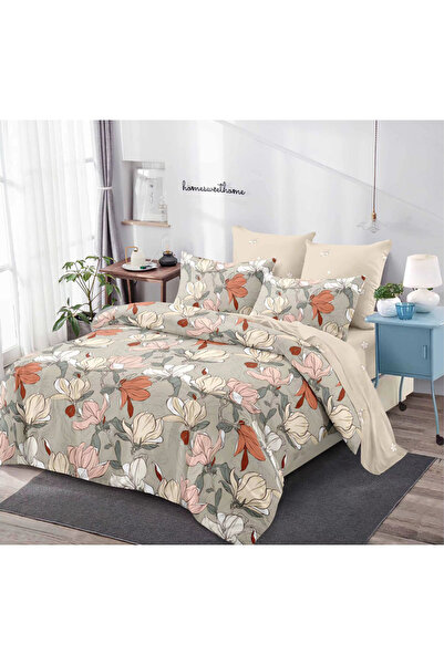 Inovius Double Bed Linen, Fine Cotton, 6 Pieces - DNA258