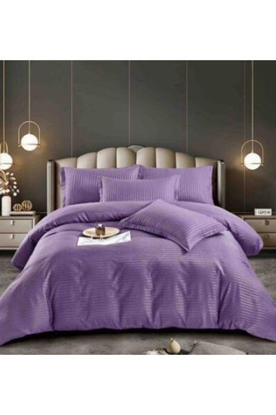 Inovius Κλινοσκεπάσματα Δαμασκηνής, 1 άτομο, 4 τεμάχια, Μωβ -JO243