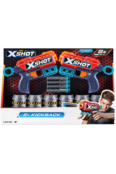 X-Shot Combo de proiectile Excel Kickback, 8 proiectile