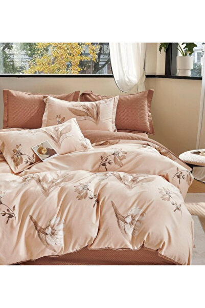 Inovius Lenjerie de Pat Bumbac Finet, 6 Piese, Pat Dublu - GR-484