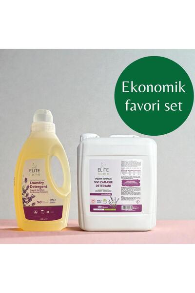 The Elite Home Organik ve Vegan Sertifikalı Sıvı Çamaşır Deterjanı-Hassas Kul...