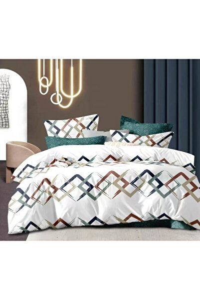 Inovius Fine Cotton Bed Linen, 6 Pieces, Double Bed - GR-413