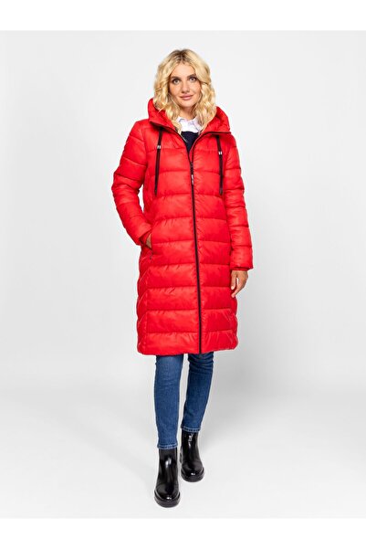 Heavy Tools Women's quilted winter jacket NIBIAW25 RED M