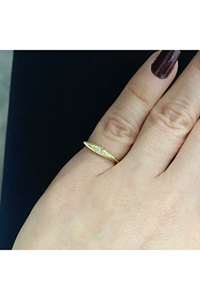 GOX خاتم ماركيز على شكل نجم القطب مرصع بالأحجار على شكل إصبع صغير