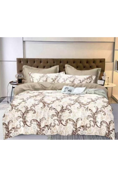 Inovius Fine Cotton Bed Linen, 6 Pieces, Double Bed - Gr-355