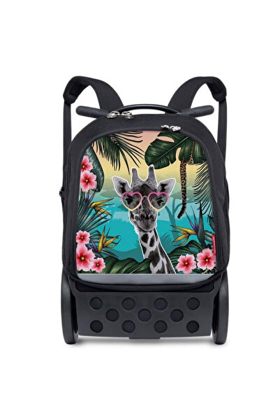 Nikidom Roller Up Askılı Çekçekli Tekerlekli Okul Çantası L // Safari