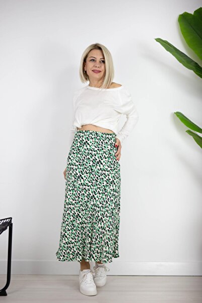 SİSTA MODA 500 BY PREMIUM، تنورة ساتان بقصة فيريف، فاخرة