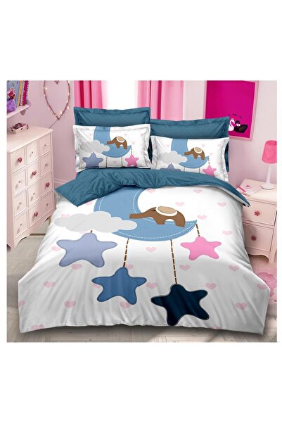 Inovius Bed Linen, 3D Fine Cotton, 6 Pieces, Double Bed - SIPRA2-42