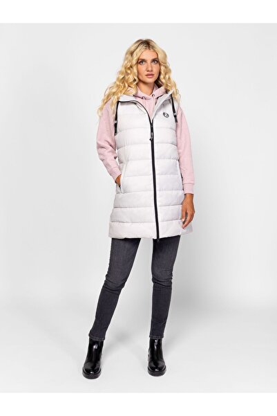 Heavy Tools Women's lightweight quilted vest WILNAW25 PEARL M