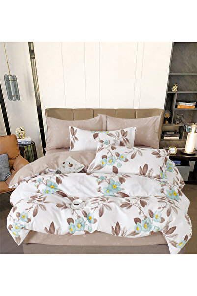 Inovius Double Bed Linen, Fine Cotton, 6 Pieces - SIPRR60-522