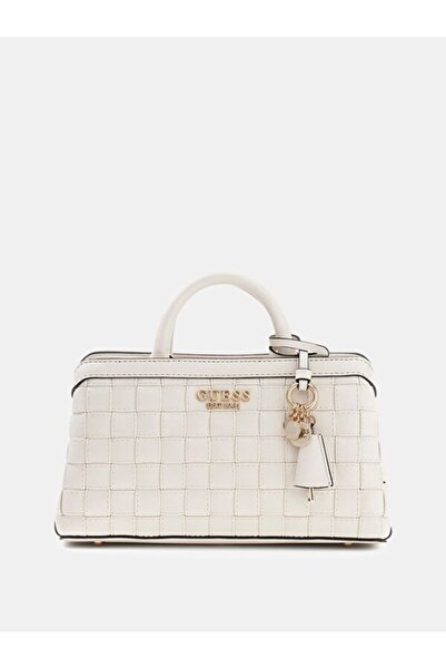 Guess Sandy Küçük Girlfriend El ve Omuz Kadın Beyaz El Çantası HWWG8418050-OFF