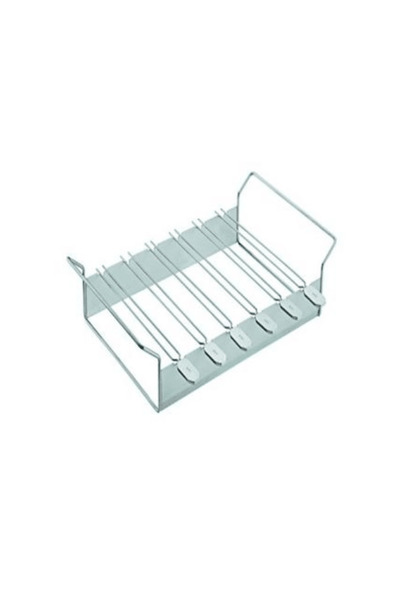 rösle Support with 6 Skewers for Grilling,