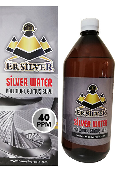 ERSİLVER Kolloidal Gümüş Suyu 40 PPM 1000ML