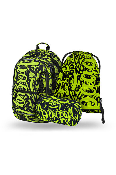 Baagl Set școlar Core Lime