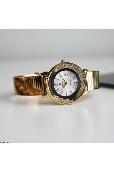 Fiesta ساعة يد نسائية بحزام فولاذي FS601282