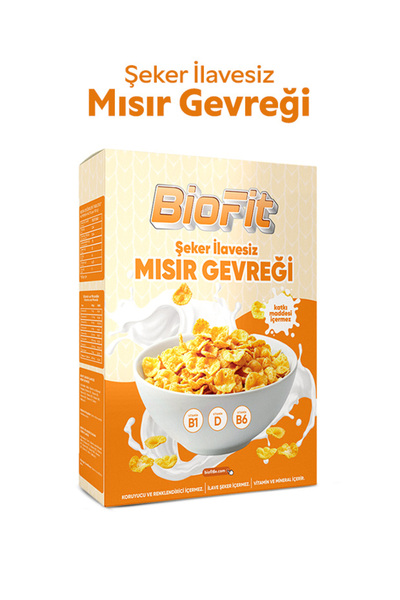Biofitle Şekersiz Mısır Gevreği – BioFit