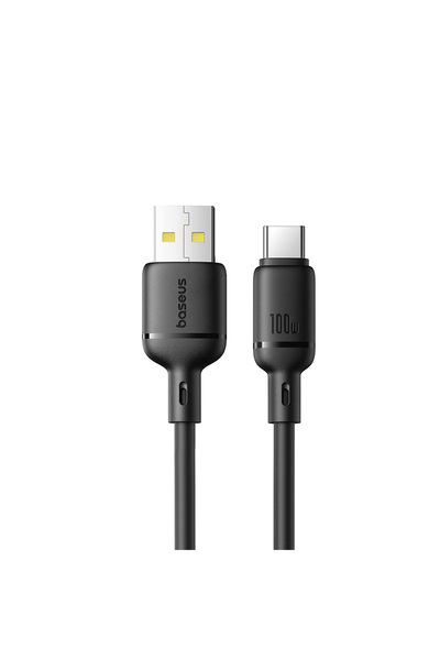 Baseus Silky Super Fast Data Cable Usb-A to Usb-C 3A 2m Black