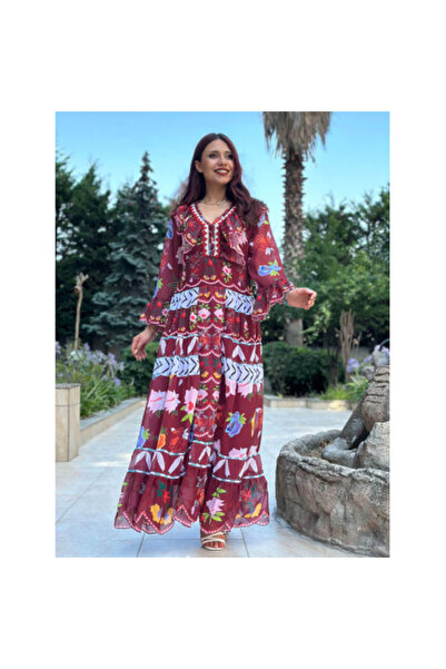 FeteRL Frieda Dress Bordeau