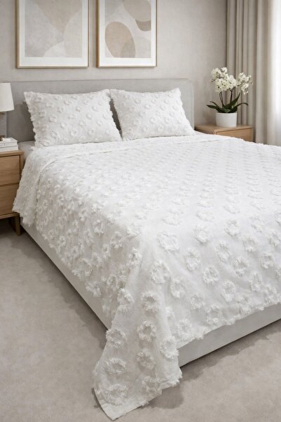 miar home perde tekstil Double Bedspread Set – 2 Pillowcases Included 250 X 260