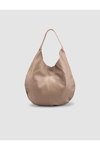 Cabani Genuine Leather Mink Puppy Shoulder Bag