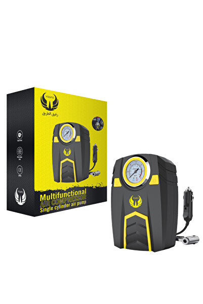 Youfo كمبروسر هواء للسيارة 12V مع إضاءة طوارئ