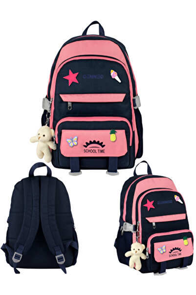 ÜMİT ÇANTA Cennec Multi-Compartment Navy Blue Backpack 29 X 39 X 14