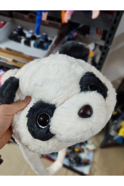 VARDEM OYUNCAK Cute Panda Plush Children's Shoulder Bag - Soft and Suitable f...