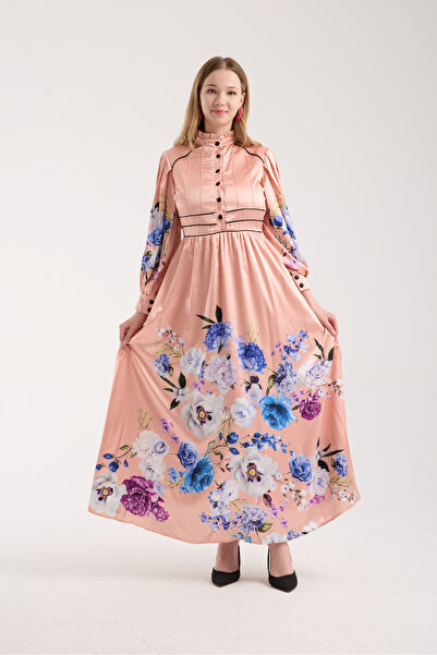 Stylish فستان من ستايلش ساتان مورد أنيق