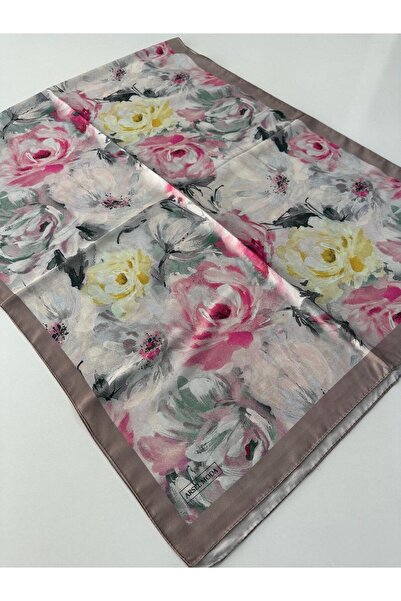 ARSEL MODA Tesettürün Yeni Adresi ARSEL MODA Șal din bumbac moale cu model fl...