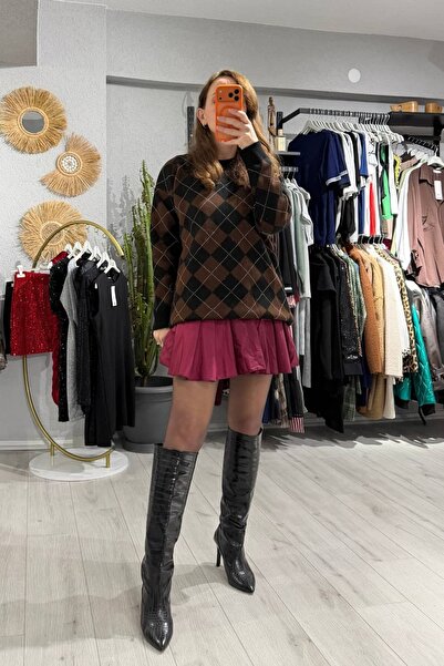 lady special Pulover cu model baklava