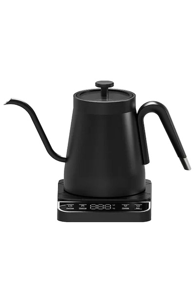 Allians Dijital Kettle, 0.8L, Siyah, 1350W, Isı Ayarlı, Pratik ve Şık Tasarım