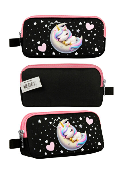ÜMİT ÇANTA Cennec Sleepy Unicorn Pen Holder/Pencil Case 20X10X6