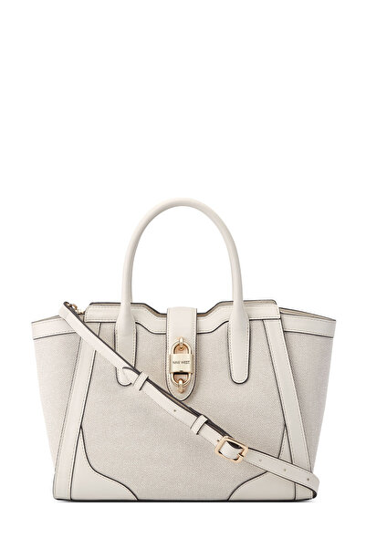 Nine West WESSON 5FX Beyaz Kadın El ve Omuz Çantası -Şık Tasarım, Askılı