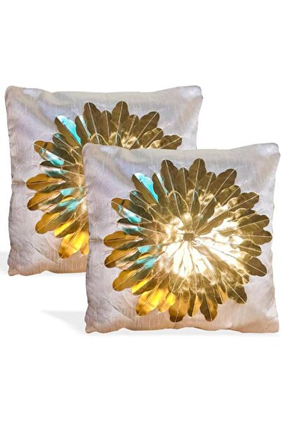 YD Beige Stylish Cushion Covers (5 PCs) – Elegant Home Decor Premium Quality