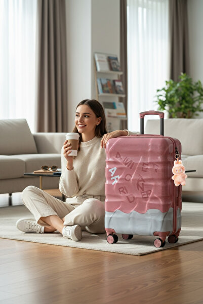 ZAAPPY Hard Shell PC Colorful Printed 24 Inch (20-25kg) Lightweight Luggage, ...