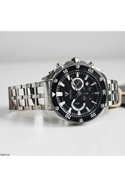 Fiesta Fs601126 Men's Wristwatch with Steel Strap
