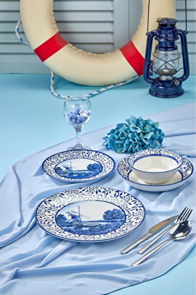 Cooker 24 Parça Porselen Yemek Takımı CKR4064