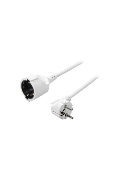 LogiLink Prelungitor SCHUKO, 3m, alb