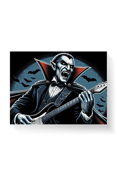 Printees Tablou - Dracula concert de chitară - Canvas pe șasiu