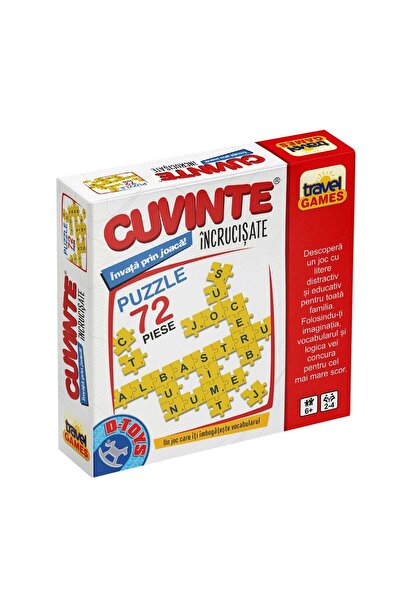 D-Toys Cuvinte încrucișate, ediția Travel – Joc de societate