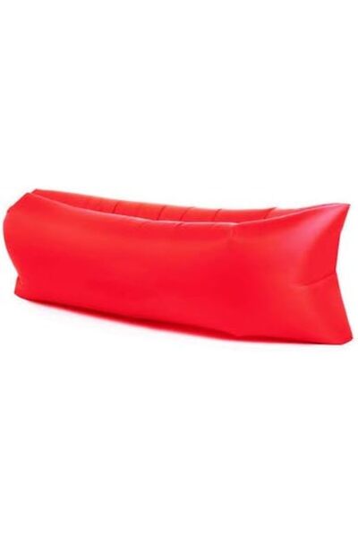 Generic أريكة سرير هوائي قابلة للنفخ محمولة للتخييم على الشاطئ أو في الهواء ا...