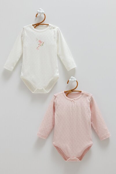 Caramell All Time Girl Jacquard Double Bodysuit for Ages 9-24 Months - Dried ...