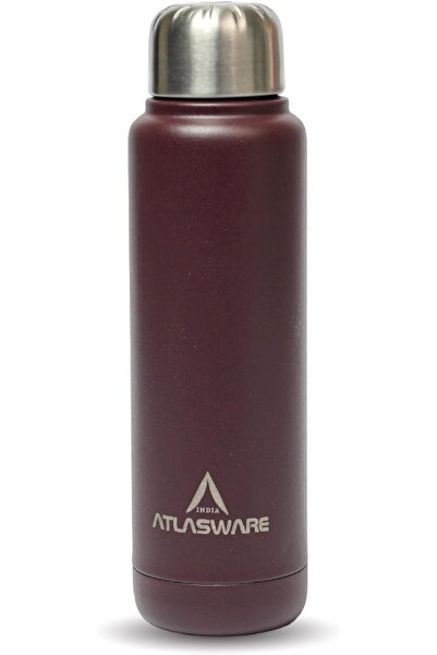 Atlasware Premium Stainless Steel Water Bottle, 220ml, Double-Wall Insulated,...