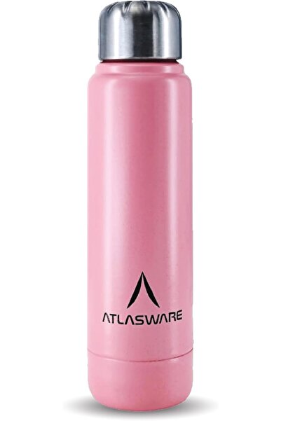 Atlasware Premium Stainless Steel Water Bottle, 220ml, Double-Wall Insulated,...